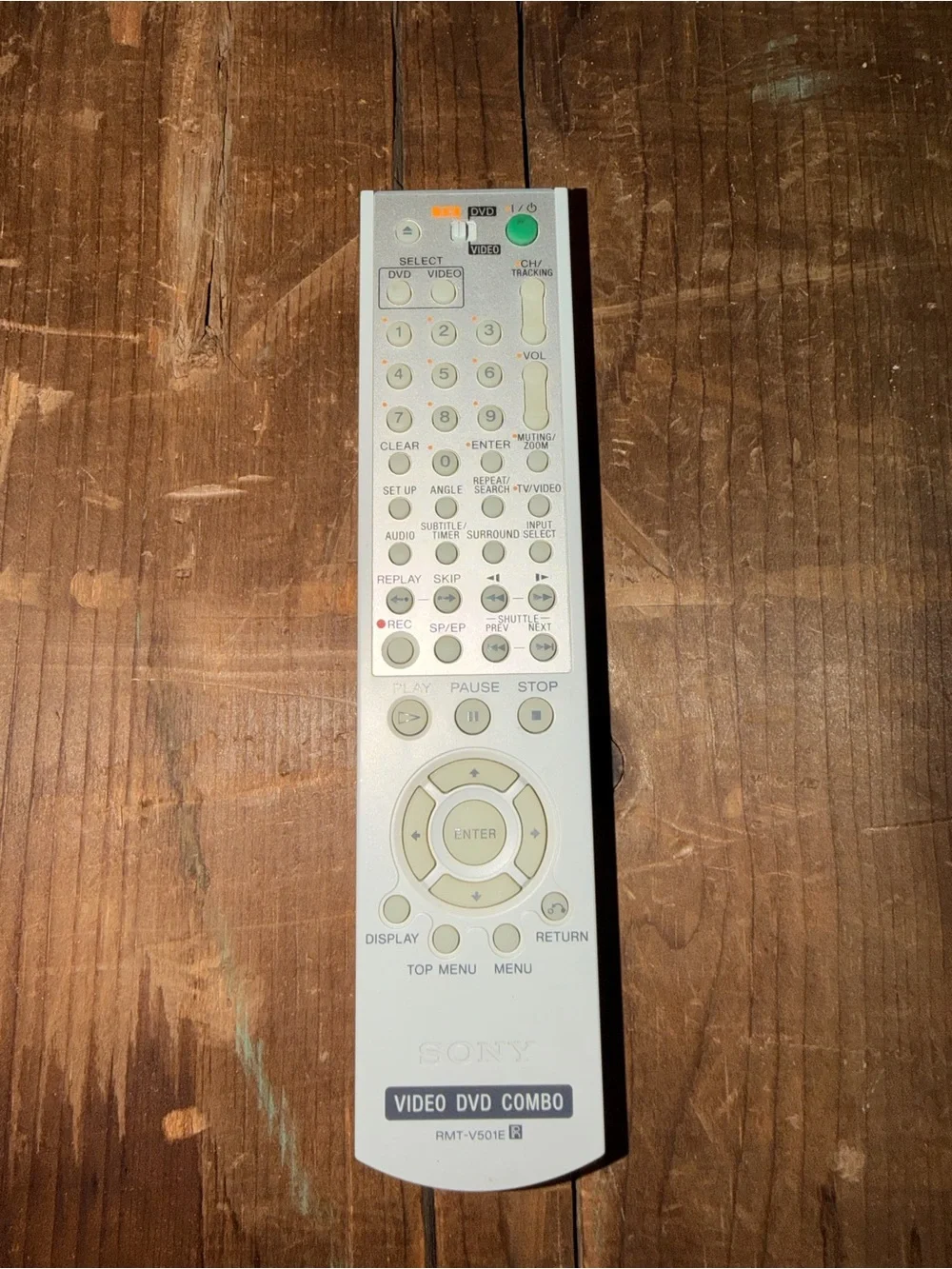 Sony Silver DVD VHS Combo Player with Remote